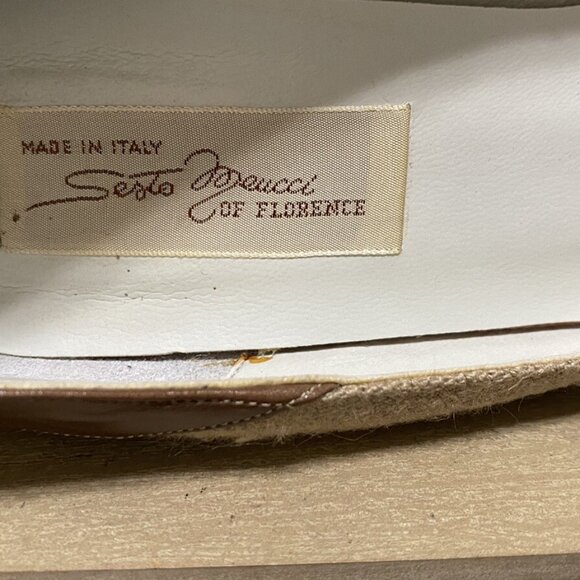 VTG Sesto Meucci Of Florence Women’s Pumps Kitten Heel Shoes - Picture 10 of 16
